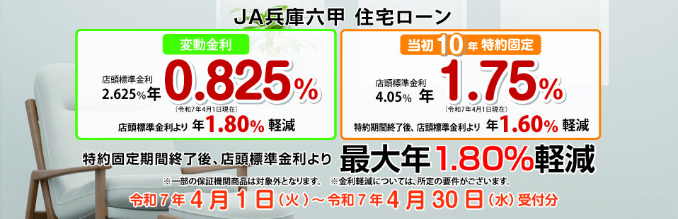 5年特約固定,15年特約固定期間限定キャンペーン