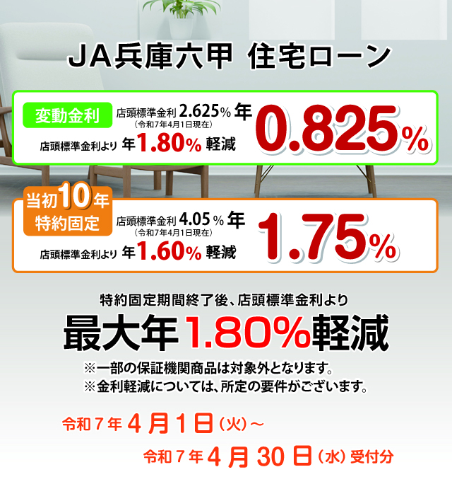 10年特約固定金利・変動金利